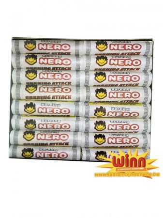 pet842031 petard puissant nero burning attackboite 16 pieces feux artifice 