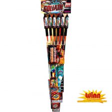 fusee feu artifice goliath assortiment familial 100 pieces 