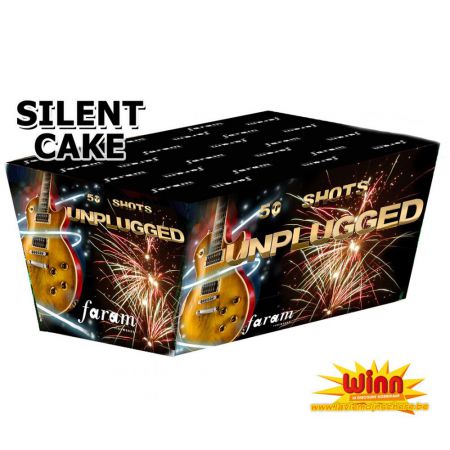 feu artifice a bruit reduit unplugged faram 50 shots 