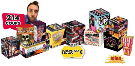 kit5 2025 10 batteries feu d artifice