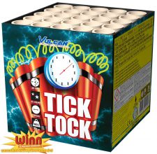 1102 feux artifice tick tock batterie 25 coups 